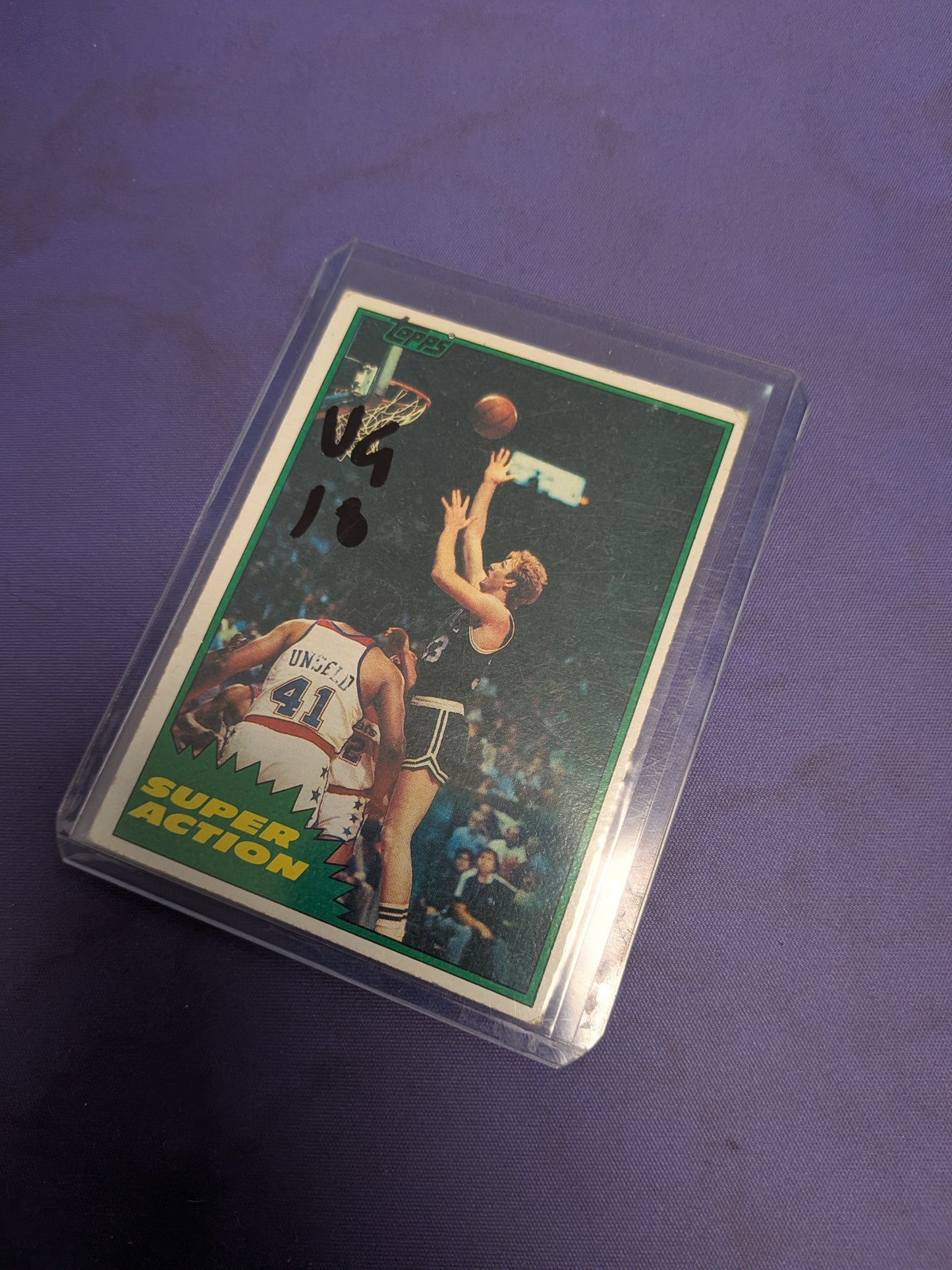 Larry Bird #E101 - 1981 Topps Basketball VG