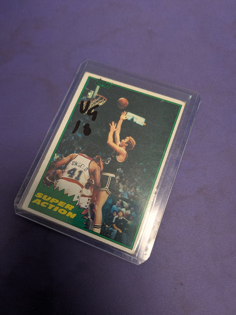 Larry Bird #E101 - 1981 Topps Basketball VG