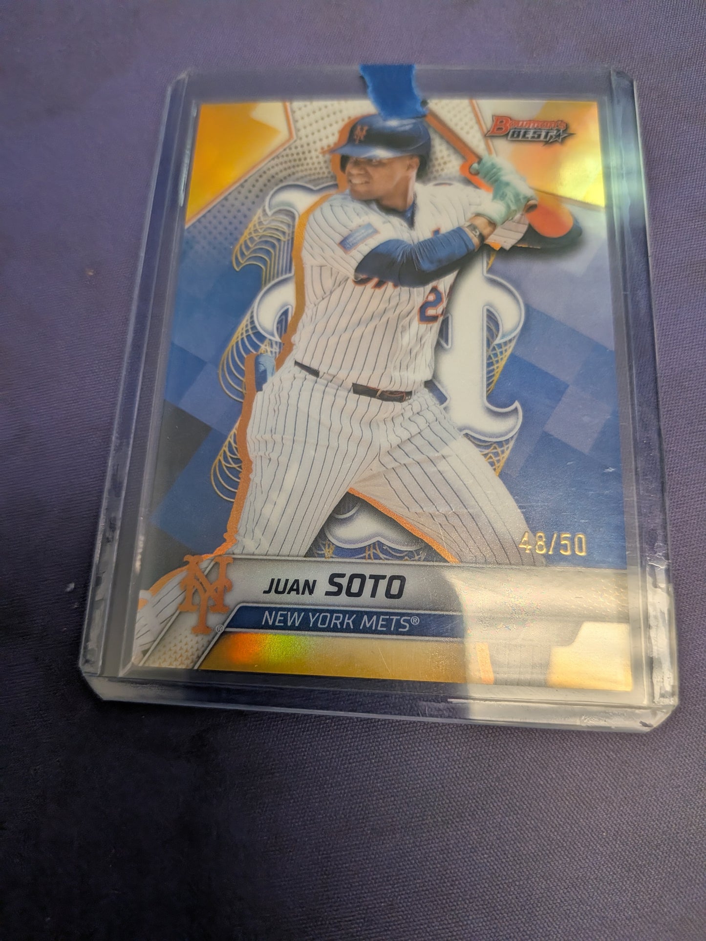 Juan Soto [Gold Refractor] #4 - 2025 Bowman's Best Baseball NM