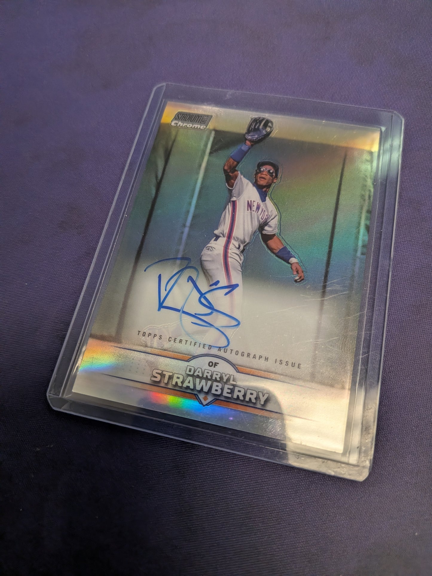 Darryl Strawberry #SCCA-DS - 2025 Topps Stadium Club Chrome Autograph Baseball NM