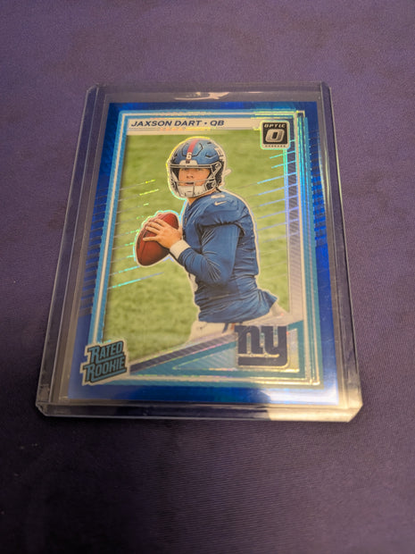 Jaxson Dart [Blue Hyper] #273 - 2025 Panini Donruss Optic Football NM