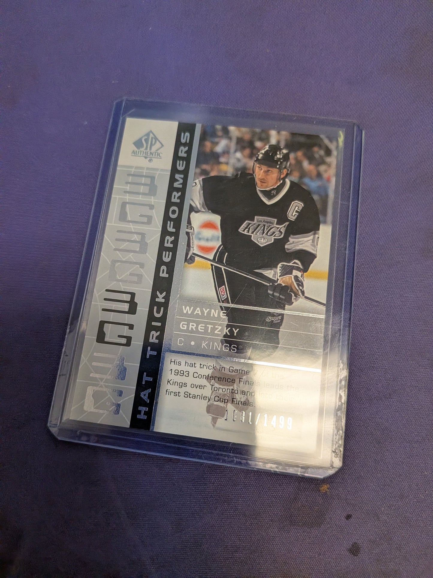 2003-24 UD SP Authentic Wayne Gretzky Hat Trick Performers /1499