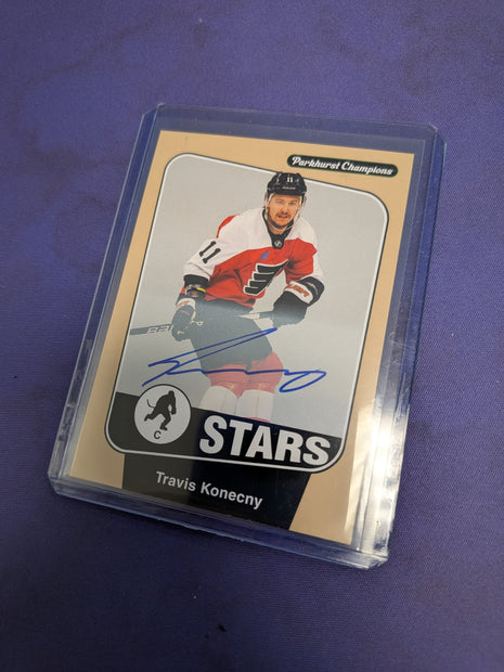Travis Konecny Parkhurst Champions ON CARD AUTO 2024-25