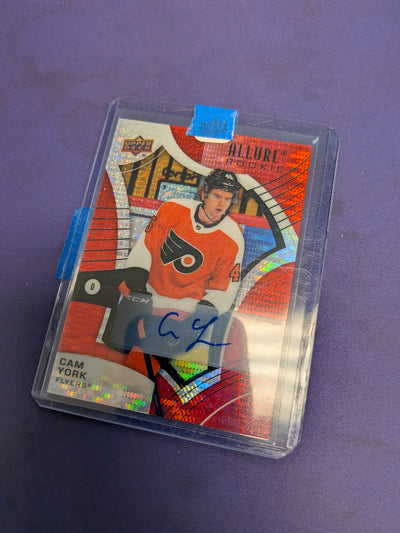 Cam York AUTO RC Red Rainbow 2021-22 UD Allure