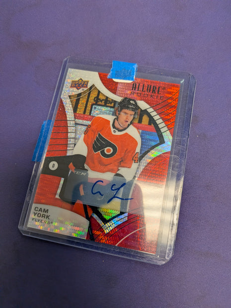 Cam York AUTO RC Red Rainbow 2021-22 UD Allure