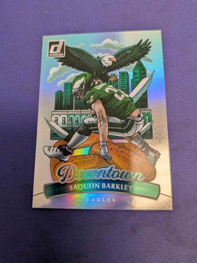 Saquon Barkley #7 - 2025 Panini Donruss Downtown Football NM