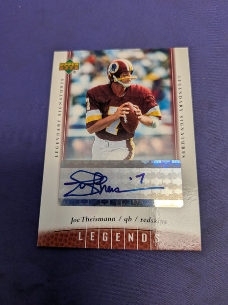 Joe Theismann #25 - 2006 Upper Deck Legends Legendary Signatures Football NM