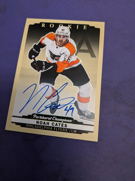Noah Cates #269 - 2022 Parkhurst Champions Autograph Hockey NM