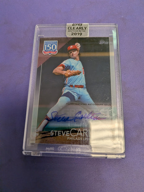 Steve Carlton [Autograph] #8 - 2019 Topps Chrome Update 150 Years of Professional Baseball Baseball NM