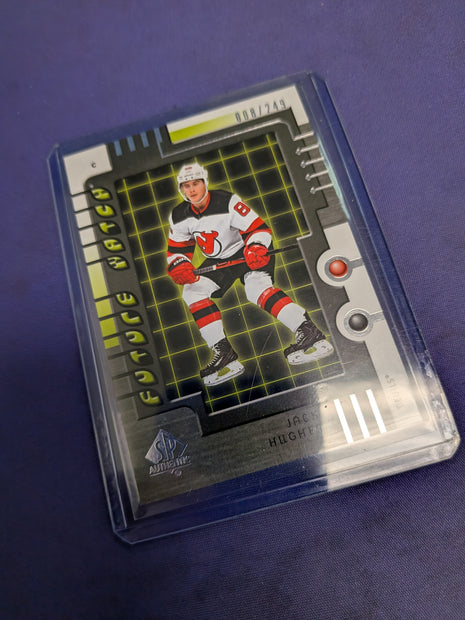 Jack Hughes Future Watch /249 2020-21 SP Authentic
