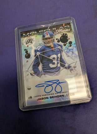 Jason Sehorn #MM-JSE - 2024 Topps Resurgence Molecular Marks Autograph Football NM