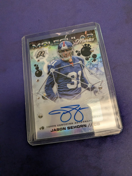 Jason Sehorn #MM-JSE - 2024 Topps Resurgence Molecular Marks Autograph Football NM