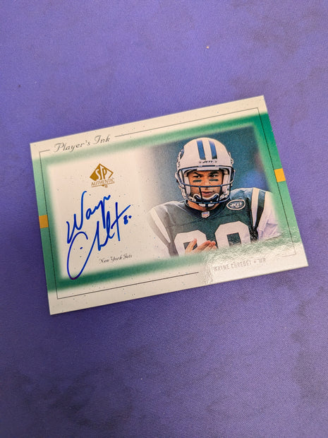 Wayne Chrebet #WC-A - 1999 SP Authentic Player's Ink Football NM