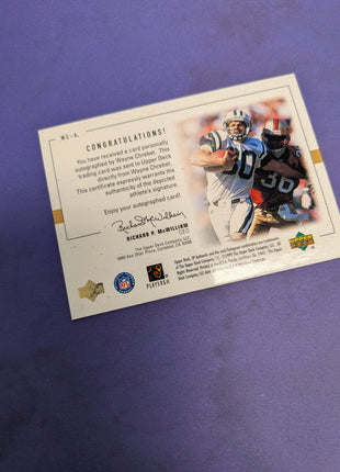 Wayne Chrebet #WC-A - 1999 SP Authentic Player's Ink Football NM