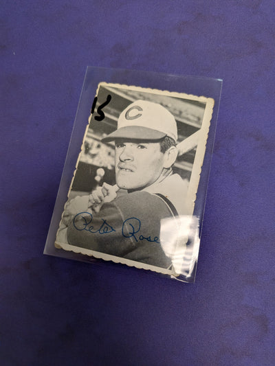 Pete Rose #21 - 1969 Topps Deckle Edge Baseball VG