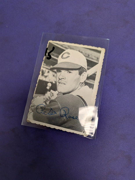 Pete Rose #21 - 1969 Topps Deckle Edge Baseball VG