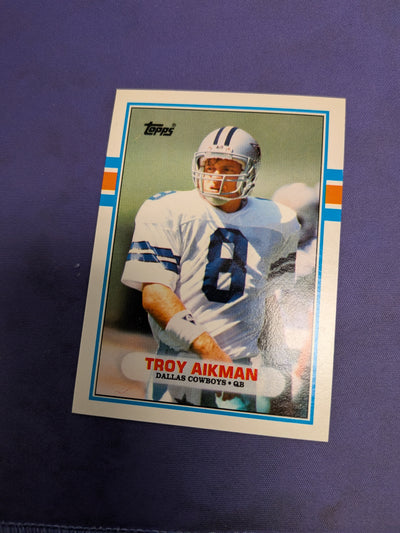 Troy Aikman #70T - 1989 Topps Traded Football NM