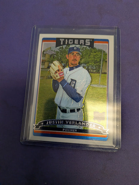 Justin Verlander #309 - 2006 Topps Chrome Baseball NM
