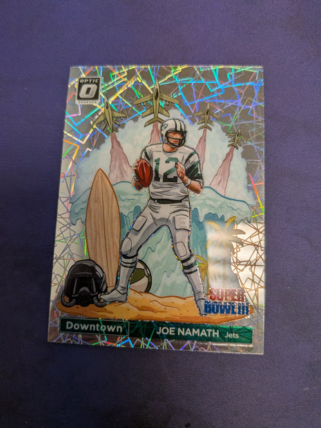 Joe Namath #SBD-JN - 2023 Optic Super Bowl Downtown Football NM