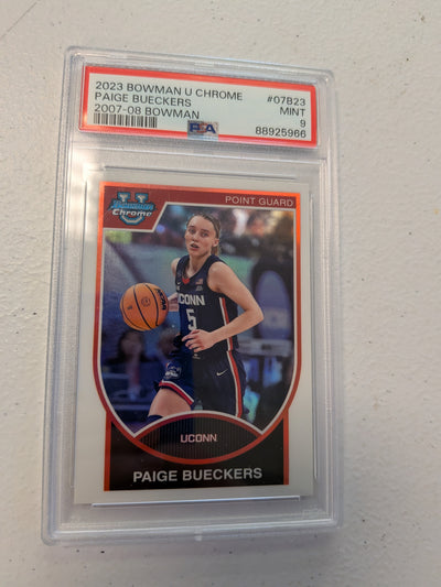 Paige Bueckers #07B-23 - 2023 Bowman Chrome University 2007-08 Basketball NM