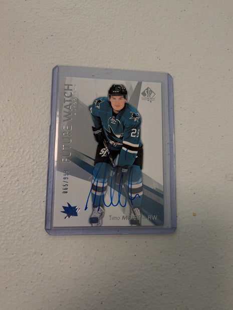 Timo Meier [Autograph] #166 - 2016 SP Authentic Hockey NM