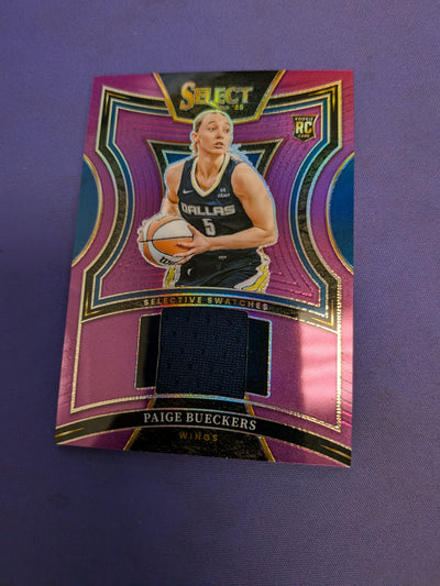 Paige Bueckers [Purple Prizm] Patch RC 2025 Select /49