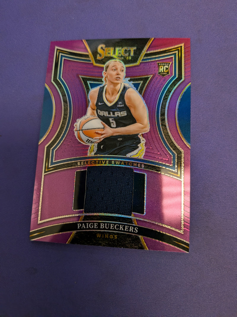 Paige Bueckers [Purple Prizm] Patch RC 2025 Select /49