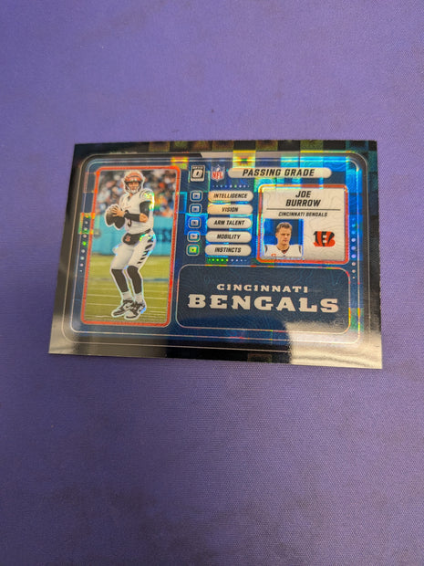 Joe Burrow [Black Pandora] #6 - 2025 Panini Donruss Optic Passing Grade Football NM
