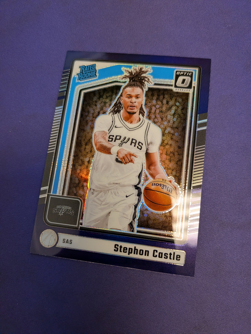 Stephon Castle [Purple] #254 - 2024 Panini Donruss Optic Basketball NM