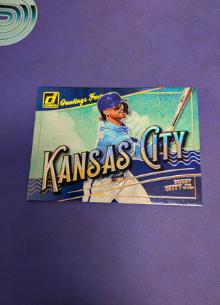 Bobby Witt Jr Greetings 2026 Donruss NM