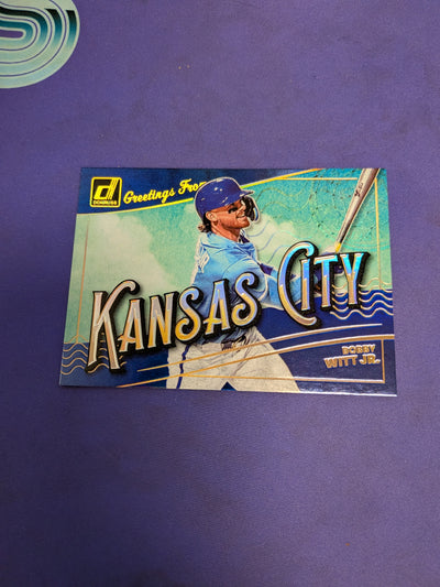 Bobby Witt Jr Greetings 2026 Donruss NM