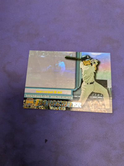 Derek Jeter Topps Stadium Club Instavision Sample Card EX