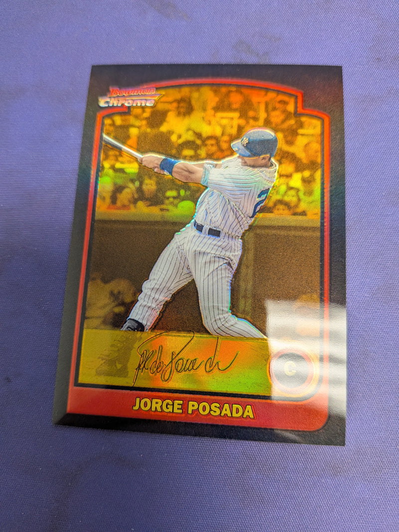 Jorge Posada 2003 Bowman Chrome Gold Refractor /170
