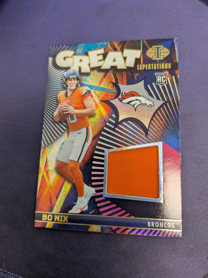 Bo Nix #GE-BNX - 2024 Panini Illusions Great Expectations Football NM