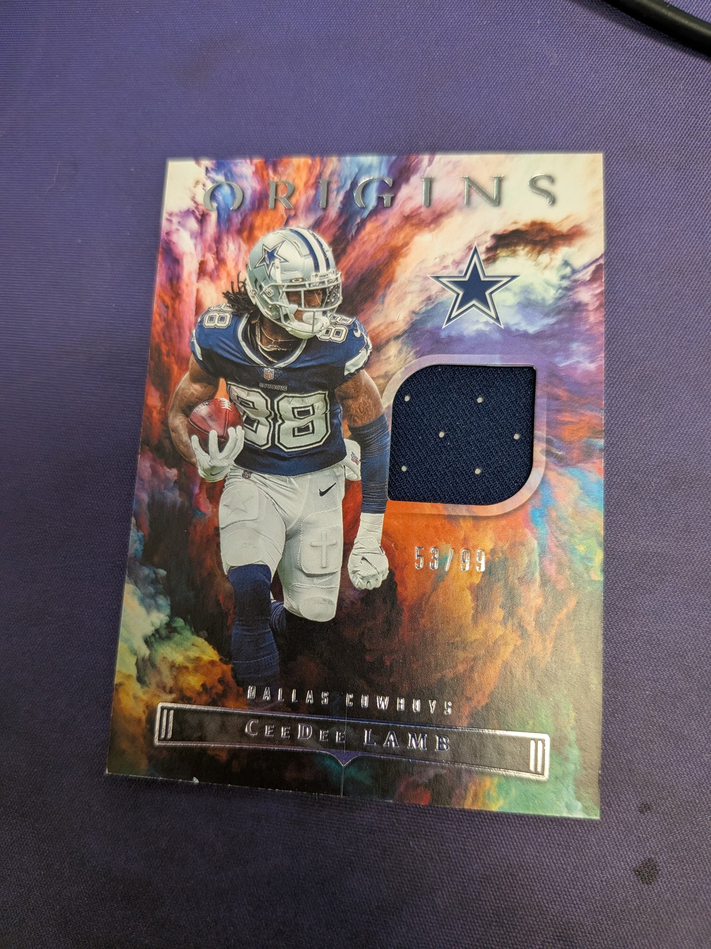 CeeDee Lamb #FF-CDL - 2022 Panini Origins Future Fabrics Football NM