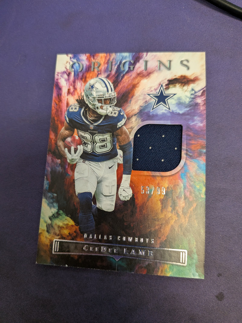 CeeDee Lamb #FF-CDL - 2022 Panini Origins Future Fabrics Football NM