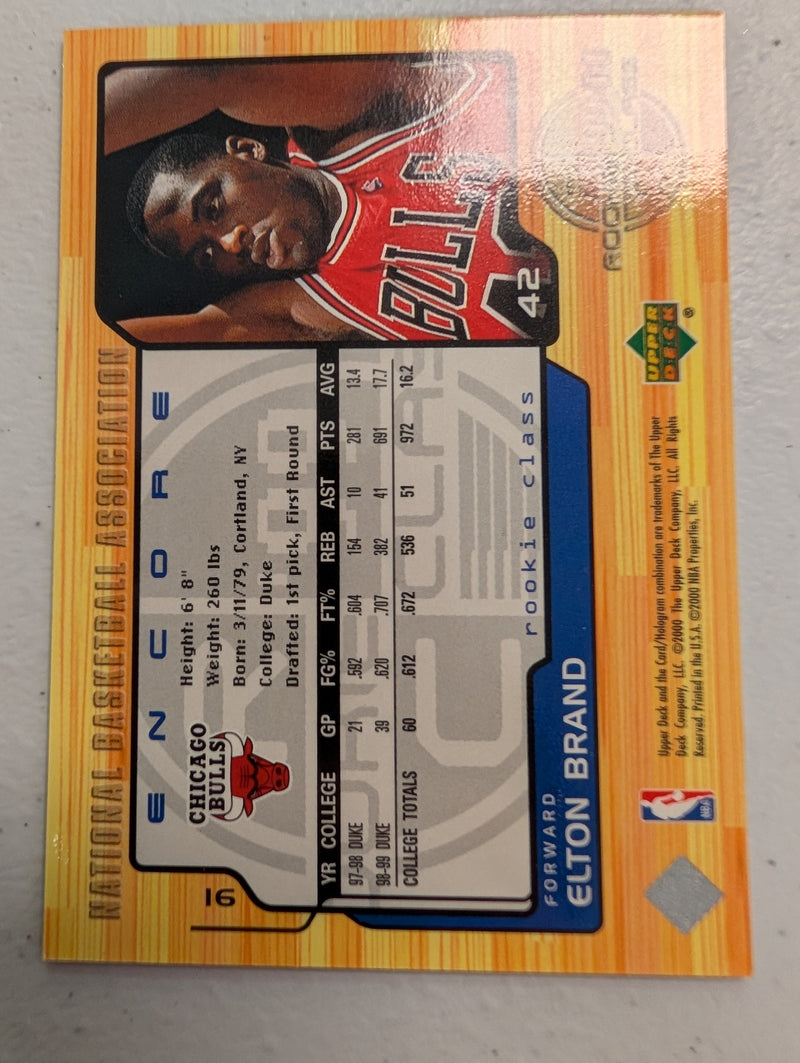 Elton Brand Upper Deck RC 1999-00