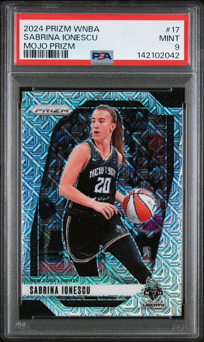 Sabrina Ionescu [Mojo] #17 - 2024 Panini Prizm WNBA Basketball PSA 9