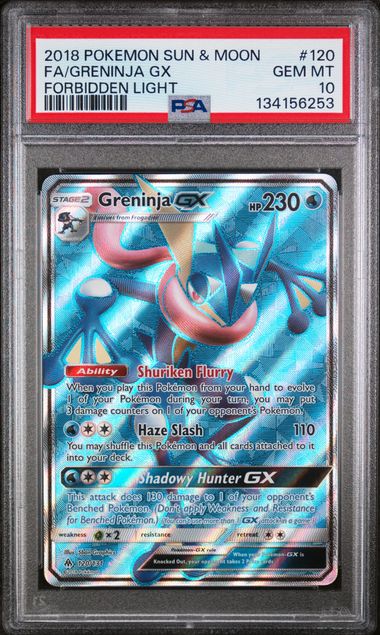 Greninja-GX 120/131 - Forbidden Light (FLI) PSA 10