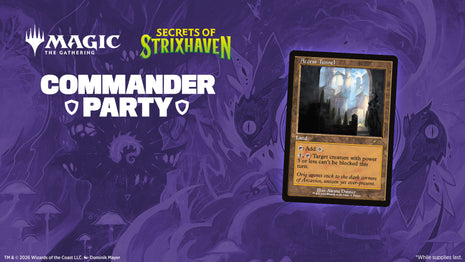 06/05/26 - 6:30PM Friday Night Magic - Commander Party SEAT RESERVATION
