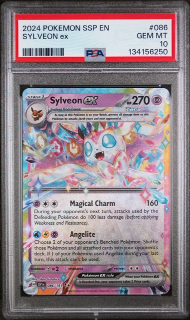 Sylveon ex 86/191 - Surging Sparks (SSP) PSA 10