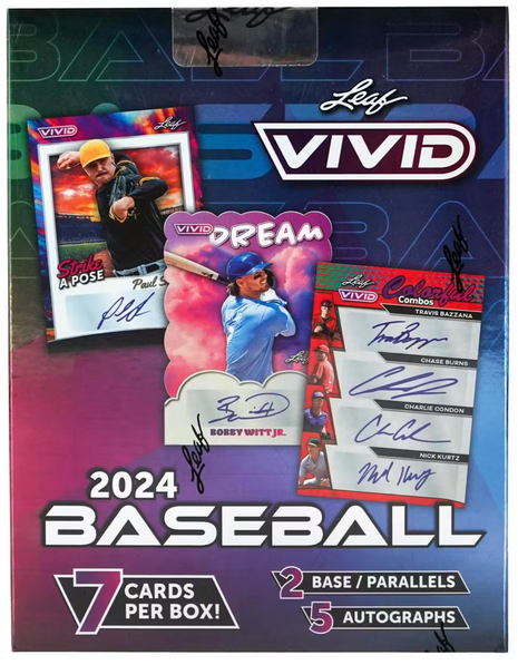 2024 Leaf Vivid Baseball Hobby Box