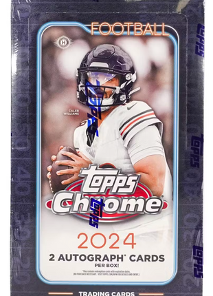 2024 Topps Chrome Football Hobby Box