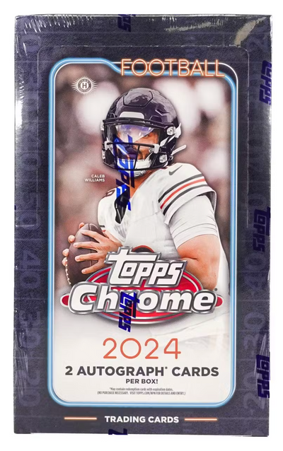 2024 Topps Chrome Football Hobby Box
