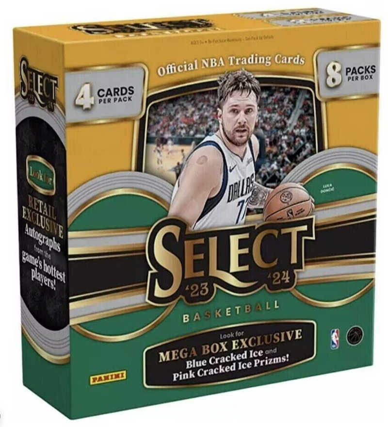 2023-24 Select Basketball Mega Box (Blue & Pink Ice)