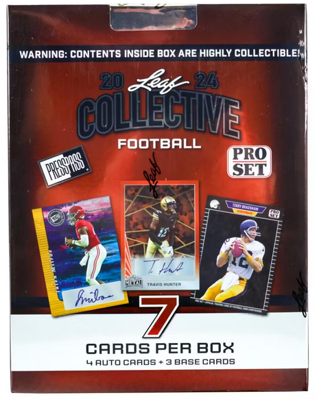 2024 Leaf Collective Football Hobby Box