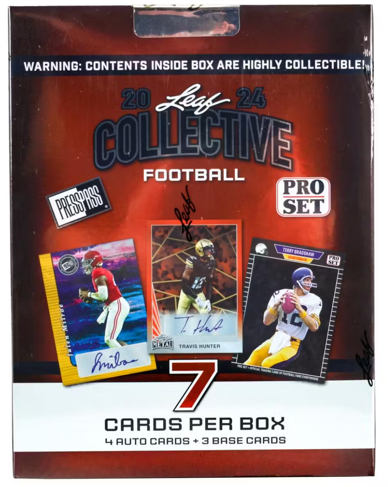 2024 Leaf Collective Football Hobby Box