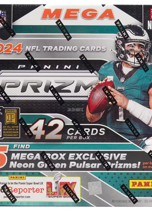 2024 Prizm Football Mega Box (Green Pulsar)