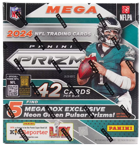 2024 Prizm Football Mega Box (Green Pulsar)