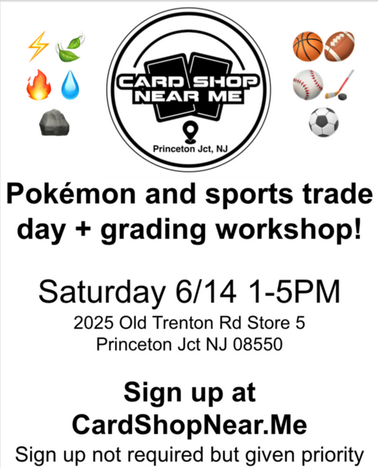 6/14/25 Trade Day + Grading Workshop- Second Saturday - 1-5PM